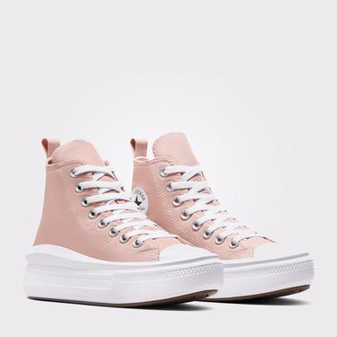  Converse Chuck Taylor All Star Move Genç Pembe Platform Sneaker