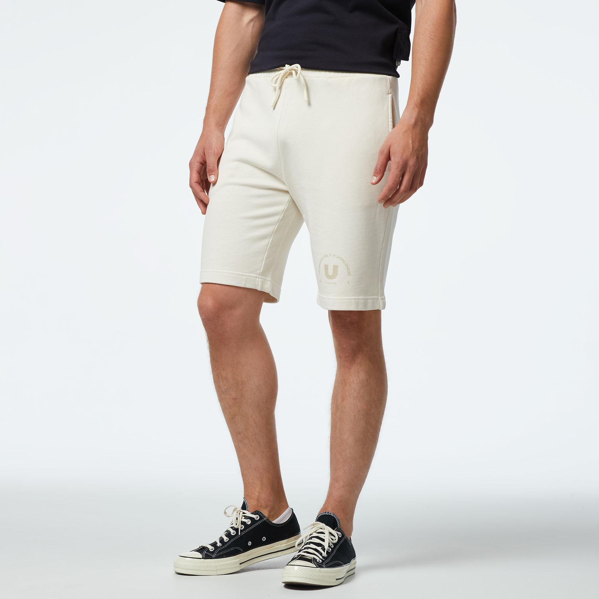 UNITED4 Erkek Krem Şort