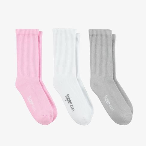  UNITED4 Classic Çocuk Renkli 3'lü Çorap