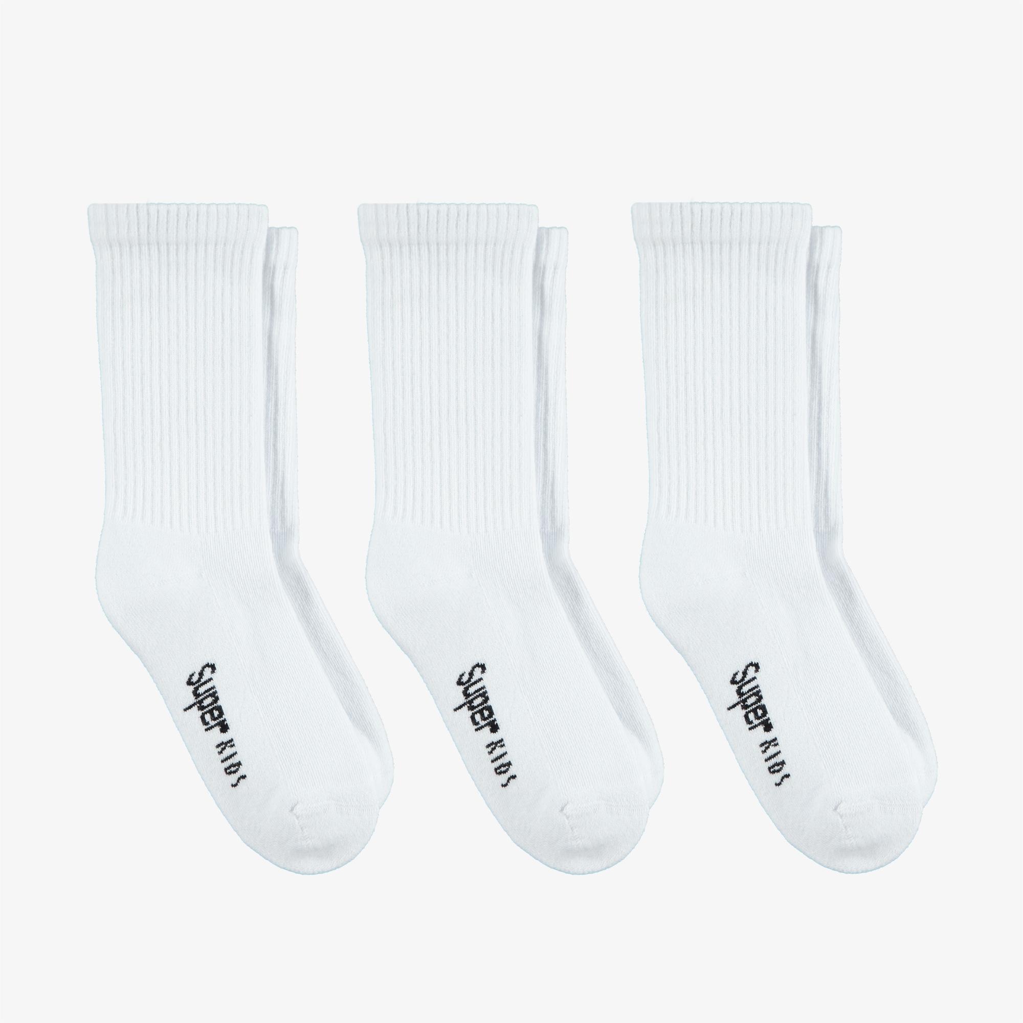 UNITED4 Tenis Towel Çocuk Beyaz Çorap