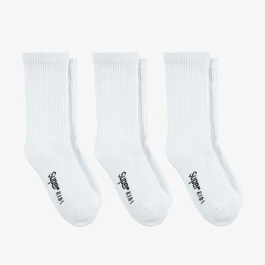  UNITED4 Tenis Towel Çocuk Beyaz Çorap