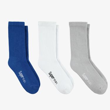  UNITED4 Long-Medium Çocuk Siyah Çorap