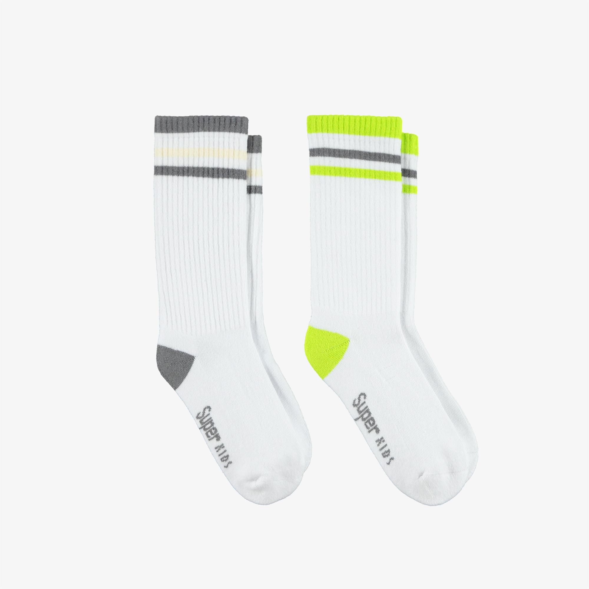 UNITED4 Tenis Towel Çocuk Beyaz Çorap