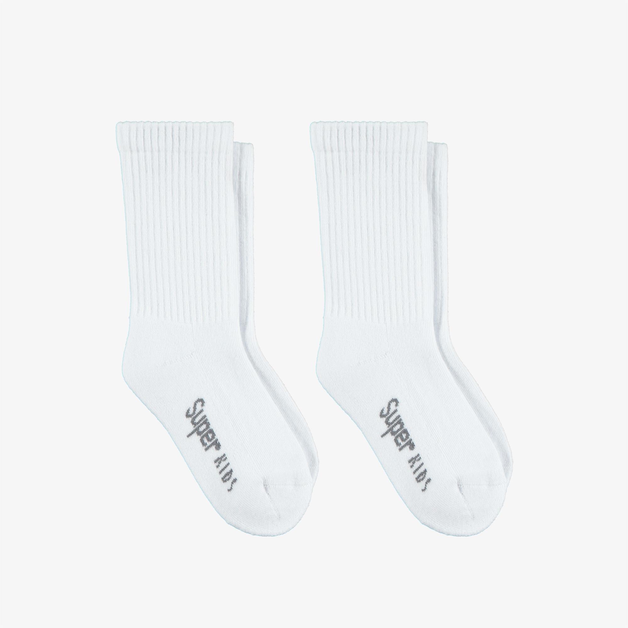 UNITED4 Tenis Towel Çocuk Beyaz Çorap