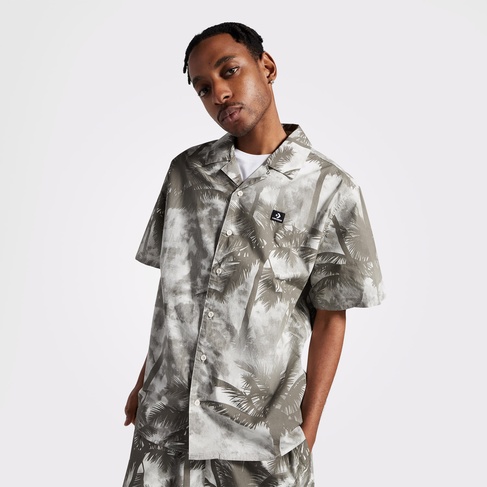  Converse Erkek Gri Desenli Gömlek