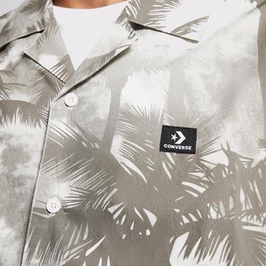  Converse Erkek Gri Desenli Gömlek