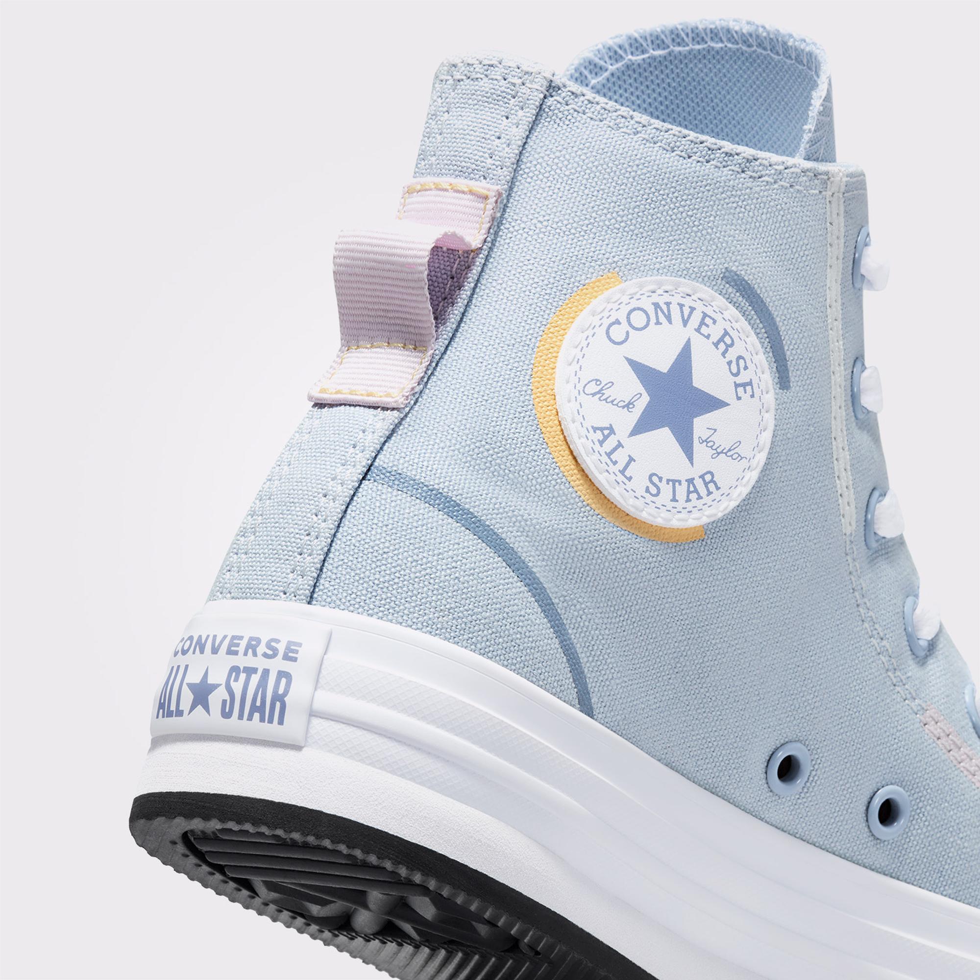 Converse Chuck Taylor All Star Lift Genç Mavi Platform Sneaker