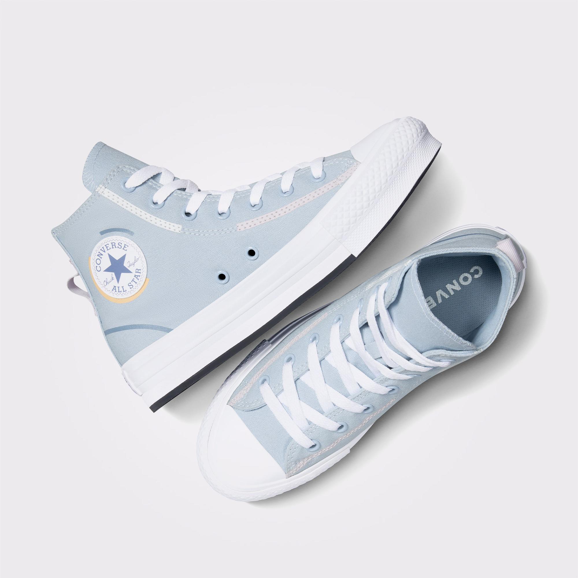 Converse Chuck Taylor All Star Lift Genç Mavi Platform Sneaker
