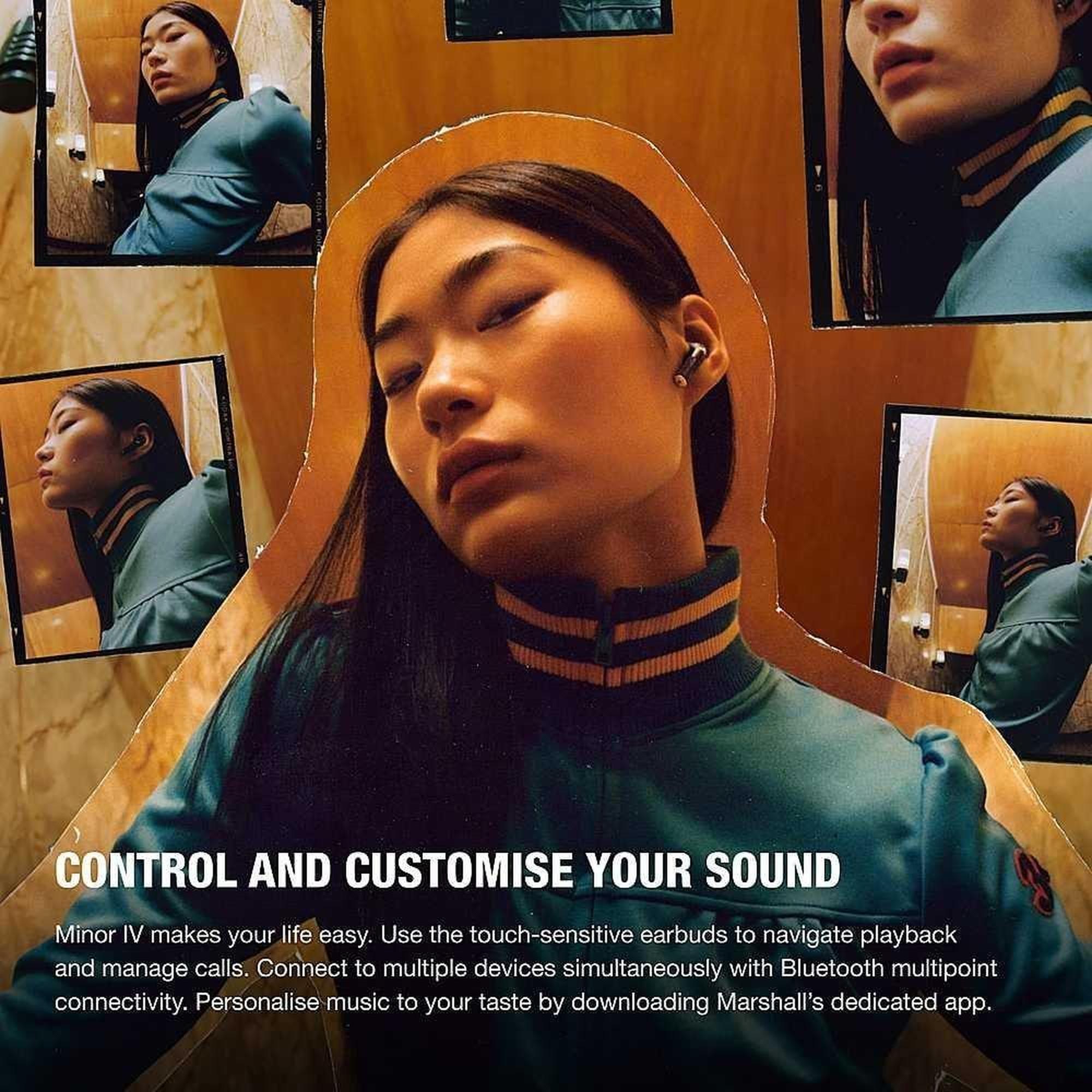 Marshall Minor IV TWS Bluetooth Kulakiçi Kulaklık - Siyah