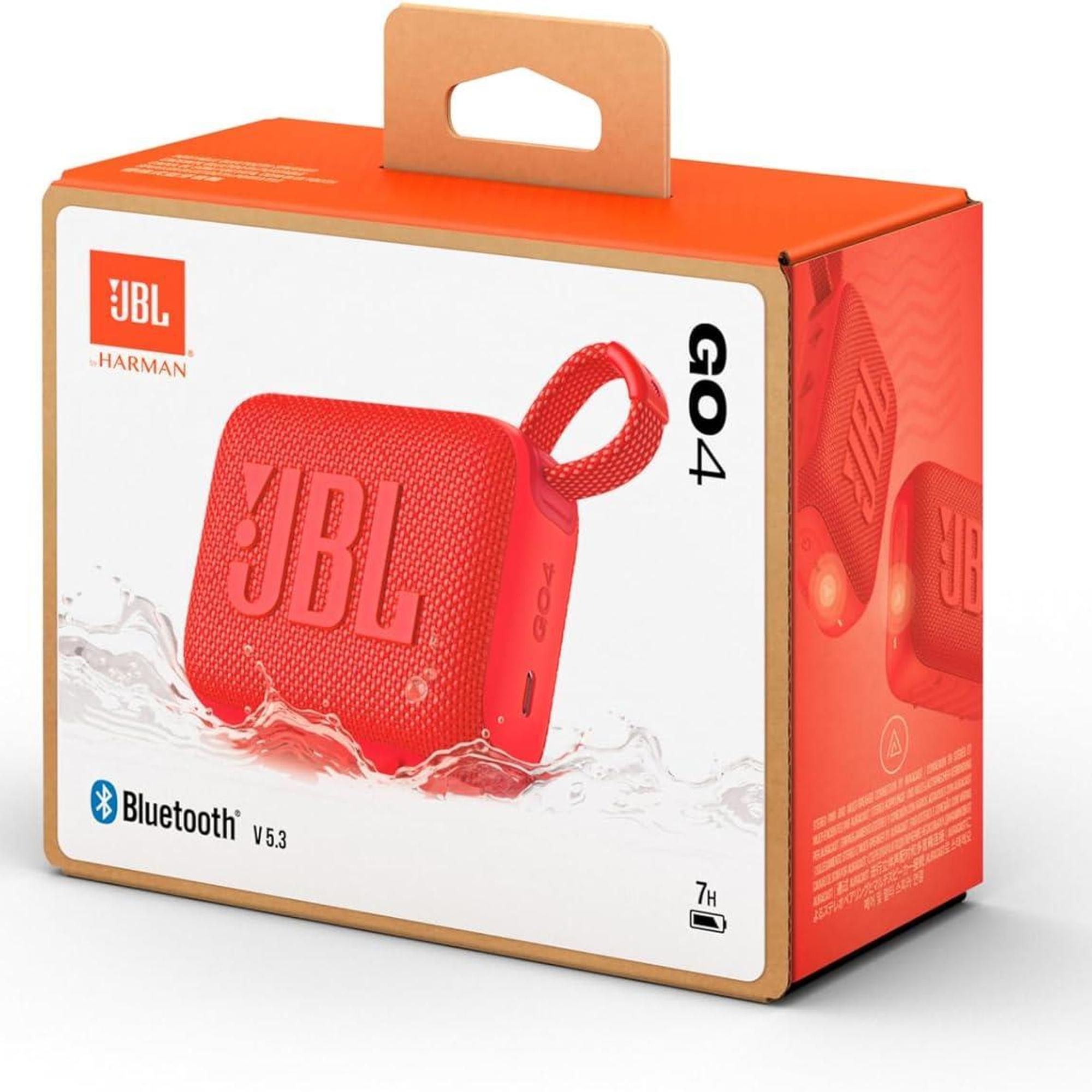 JBL Go4 Bluetooth Hoparlör, IP67 - Kırmızı