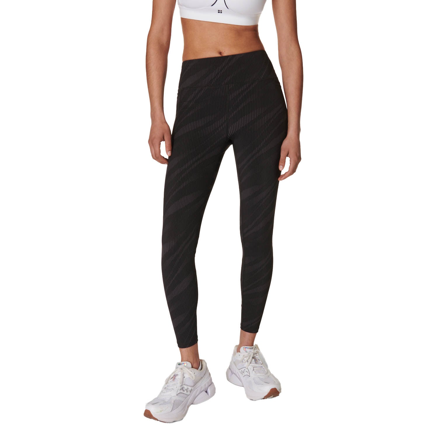  Sweaty Betty Zero Gravity 7/8 Run Tight Kadın Siyah Koşu Tayt