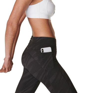  Sweaty Betty Zero Gravity 7/8 Run Tight Kadın Siyah Koşu Tayt