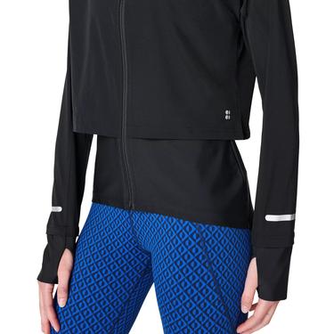  Sweaty Betty Fast Track Kadın Siyah Koşu Ceketi