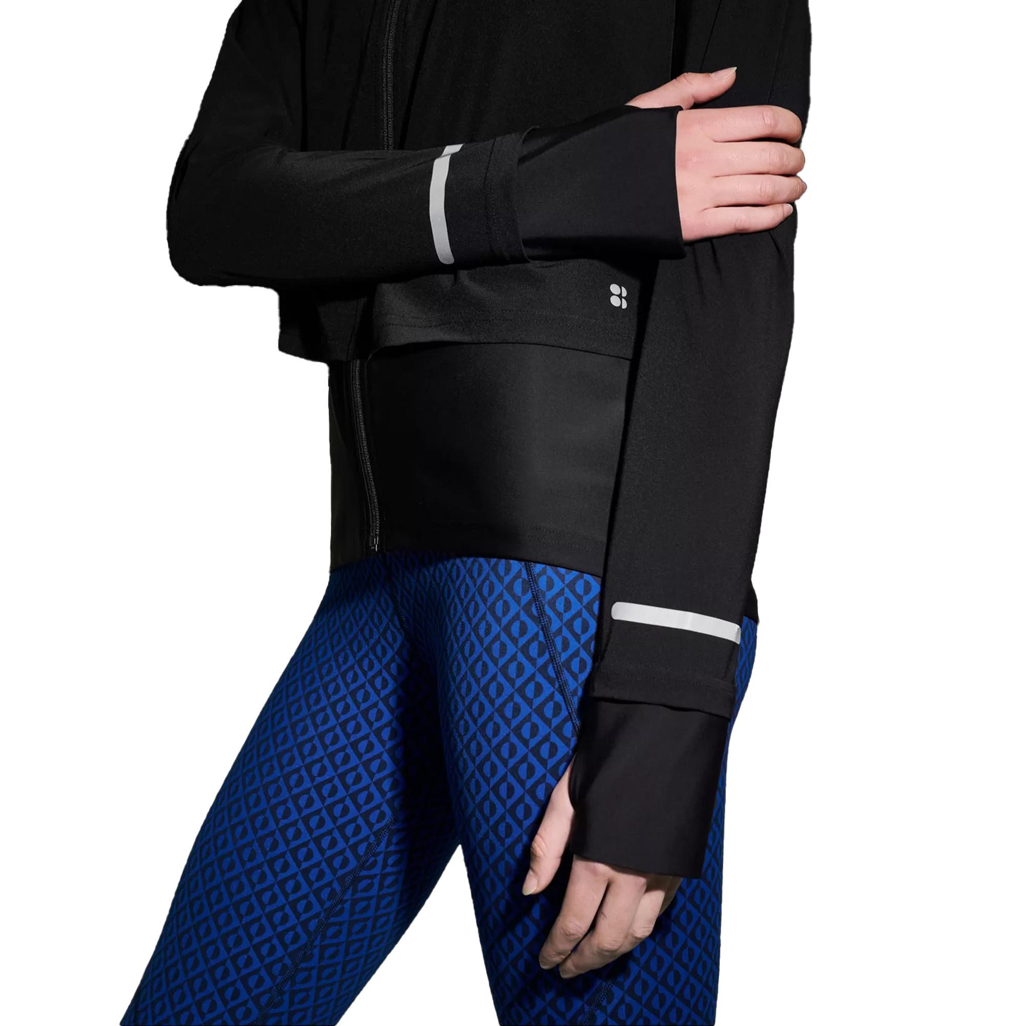 Sweaty Betty Fast Track Kadın Siyah Koşu Ceketi