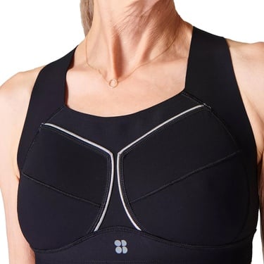  Sweaty Betty Zero Gravity Running Bra Kadın Siyah Koşu Bra