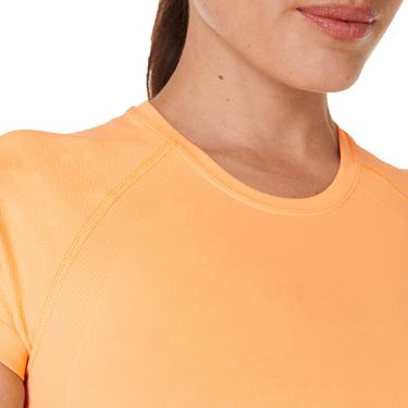  Sweaty Betty Athlete Crop Seamless Workout Kadın Turuncu Koşu Tank Top