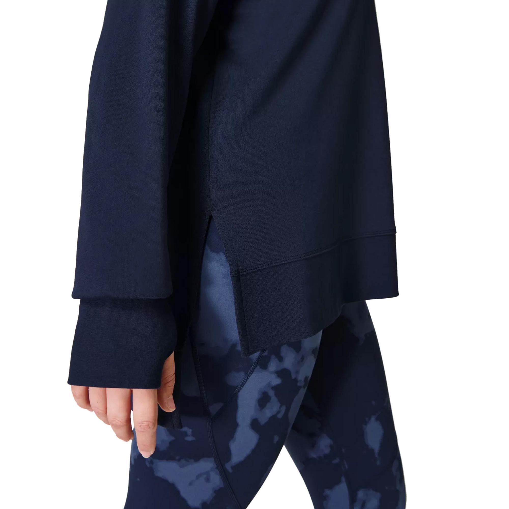 Sweaty Betty After Class Longline Kadın Mavi Sweatshirt