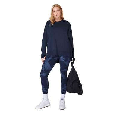  Sweaty Betty After Class Longline Kadın Mavi Sweatshirt
