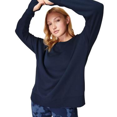  Sweaty Betty After Class Longline Kadın Mavi Sweatshirt