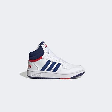  adidas Sportswear Hoops 3.0 Mid Çocuk Beyaz Spor Ayakkabı