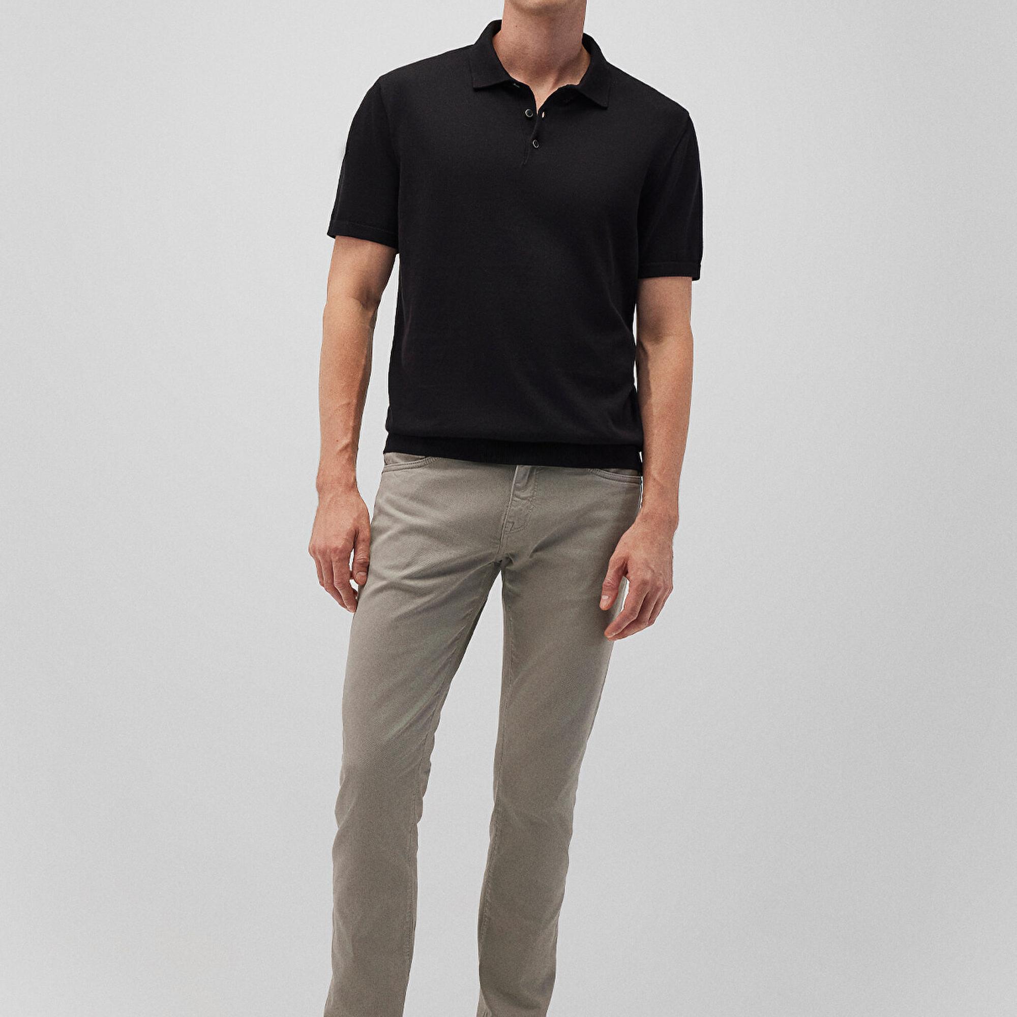 Mavi Jake Mavi Black Sisli Gri Gabardin Pantolon 0042286582