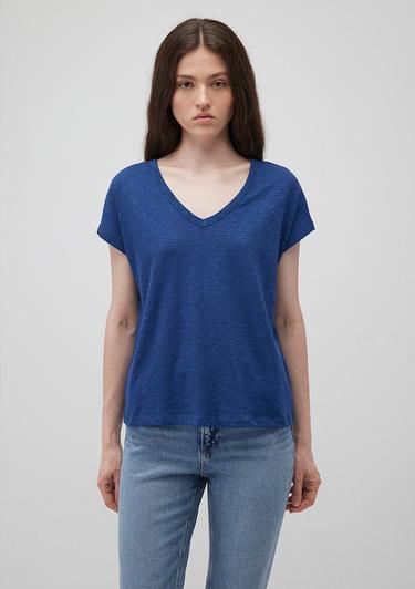  Mavi V Yaka Lacivert Basic Tişört Regular Fit / Normal Kesim 1612380-30808