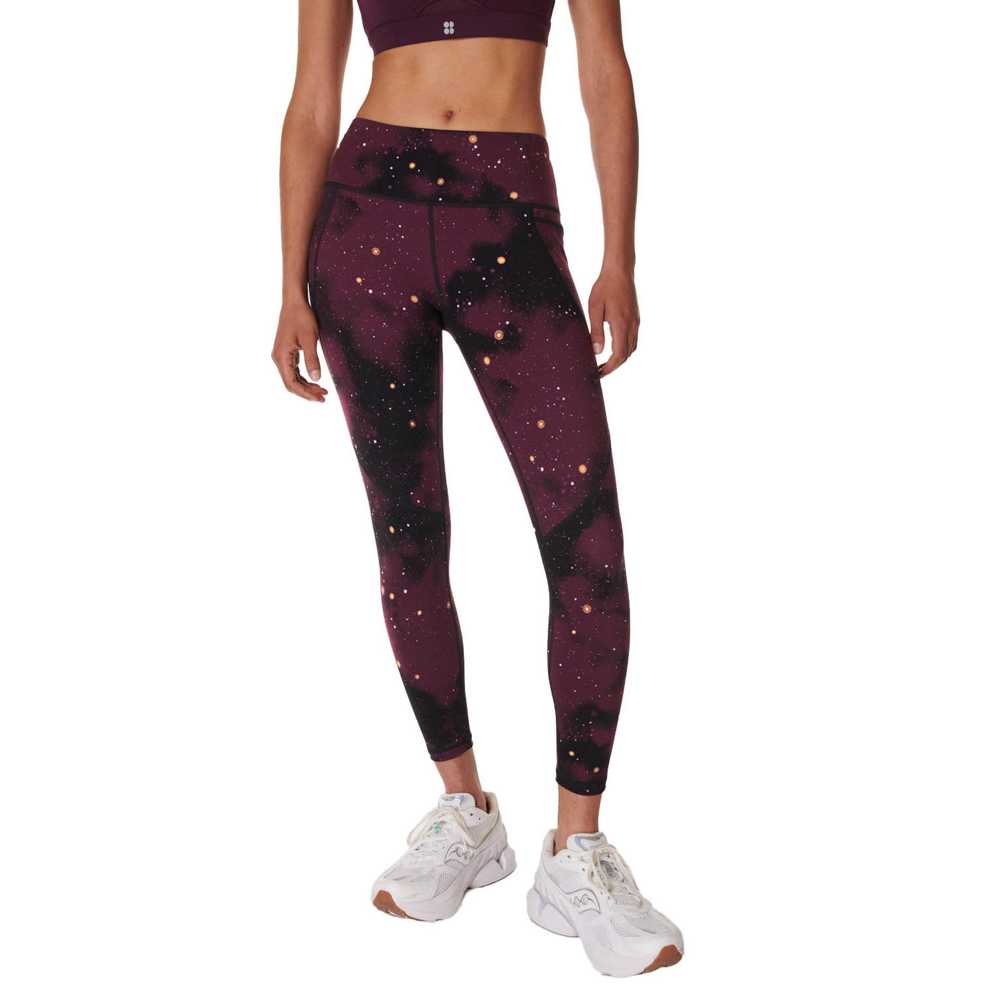 Sweaty Betty Power 7/8 Workout Leggings Kadın Mor Fitness Tayt