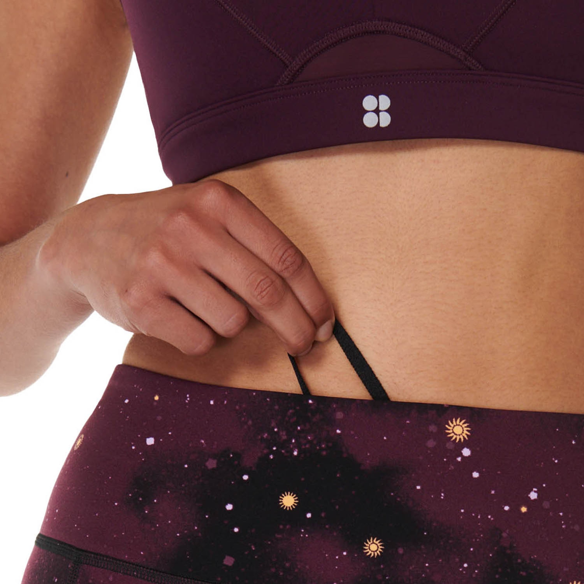 Sweaty Betty Power 7/8 Workout Leggings Kadın Mor Fitness Tayt