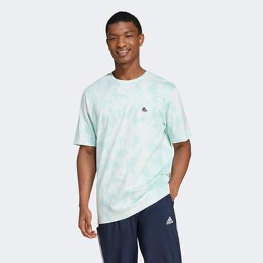  adidas All Day I Dream About Graphic Erkek Turkuaz T-Shirt