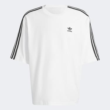  adidas Adicolor Oversized Erkek Beyaz T-Shirt