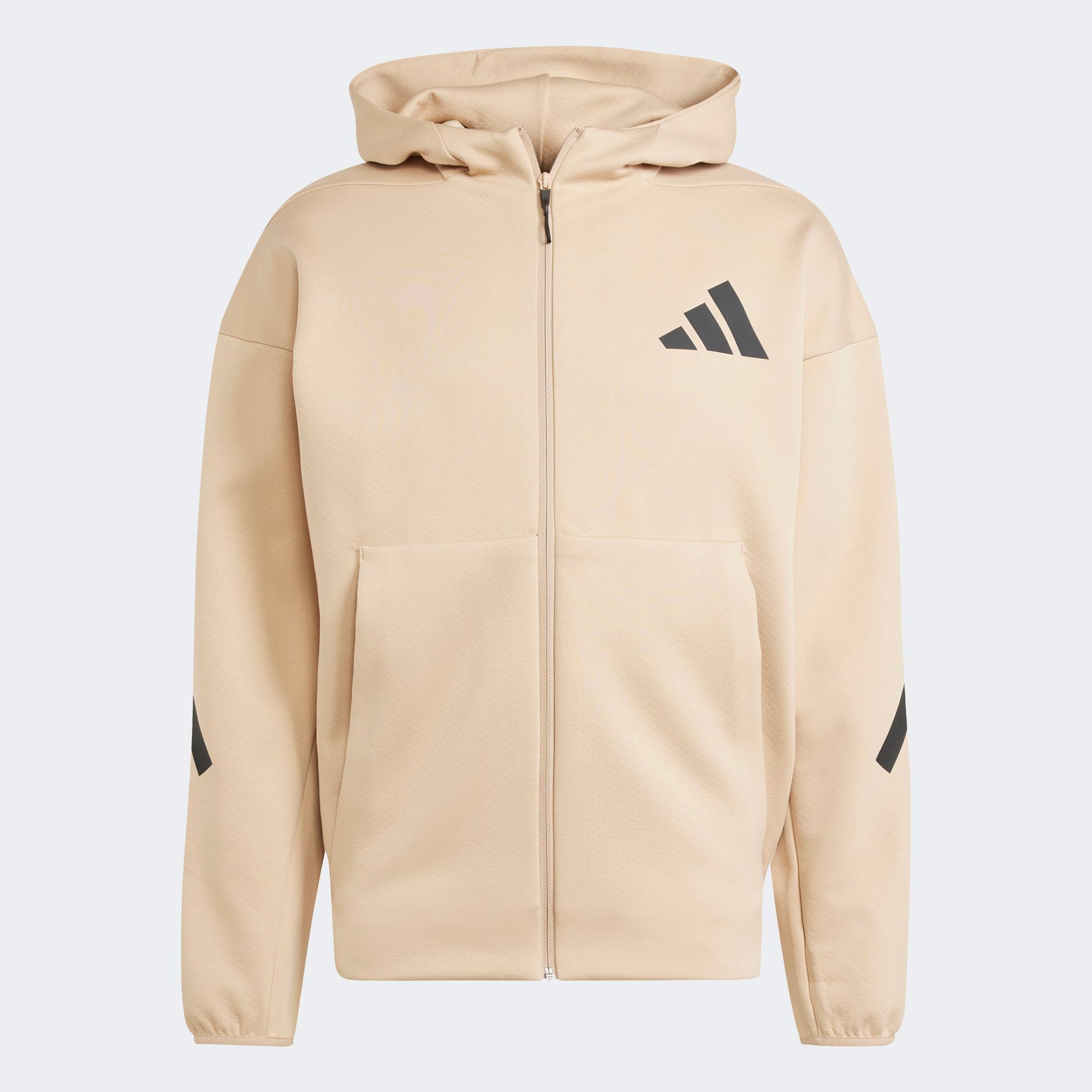 adidas M Z.N.E. Fz Erkek Bej Eşofman Üstü