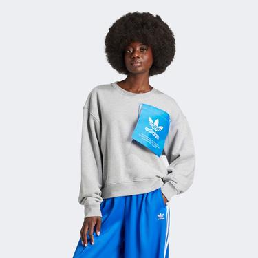  adidas Ksenia Tag Swt Kadın Gri Sweatshirt