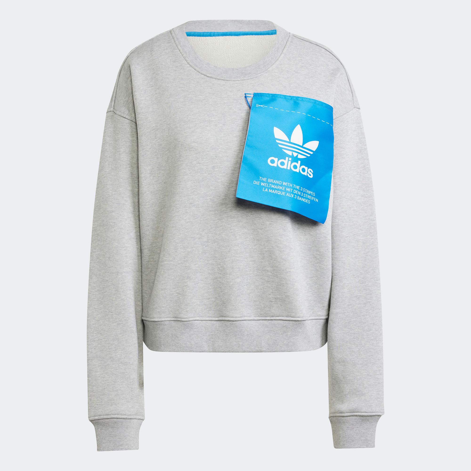 adidas Ksenia Tag Swt Kadın Gri Sweatshirt