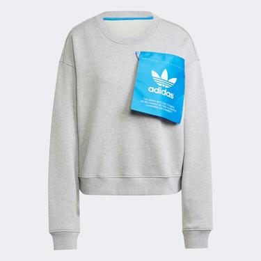  adidas Ksenia Tag Swt Kadın Gri Sweatshirt