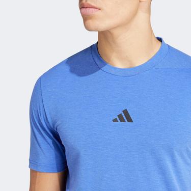  adidas Designed for Training Erkek Mavi T-Shirt