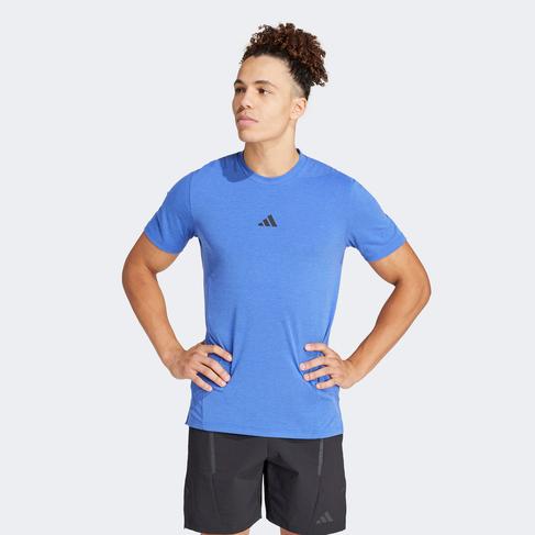  adidas Designed for Training Erkek Mavi T-Shirt
