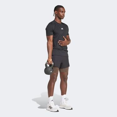  adidas Power Workout Two-In-One Erkek Siyah Şort