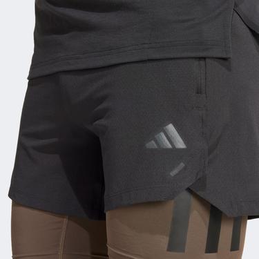 adidas Power Workout 2IN1 Erkek Siyah Antrenman Şortu
