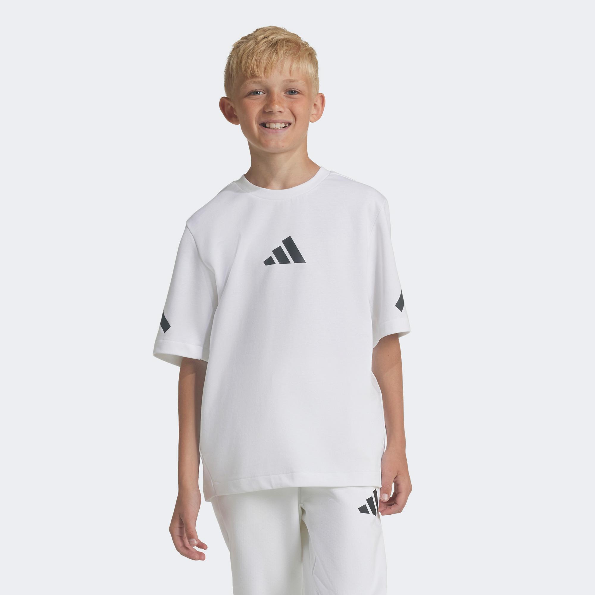 adidas Z.N.E. Çocuk Beyaz T-Shirt