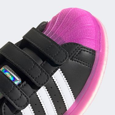  adidas Superstar LED Light Çocuk Işıklı Siyah Ayakkabı