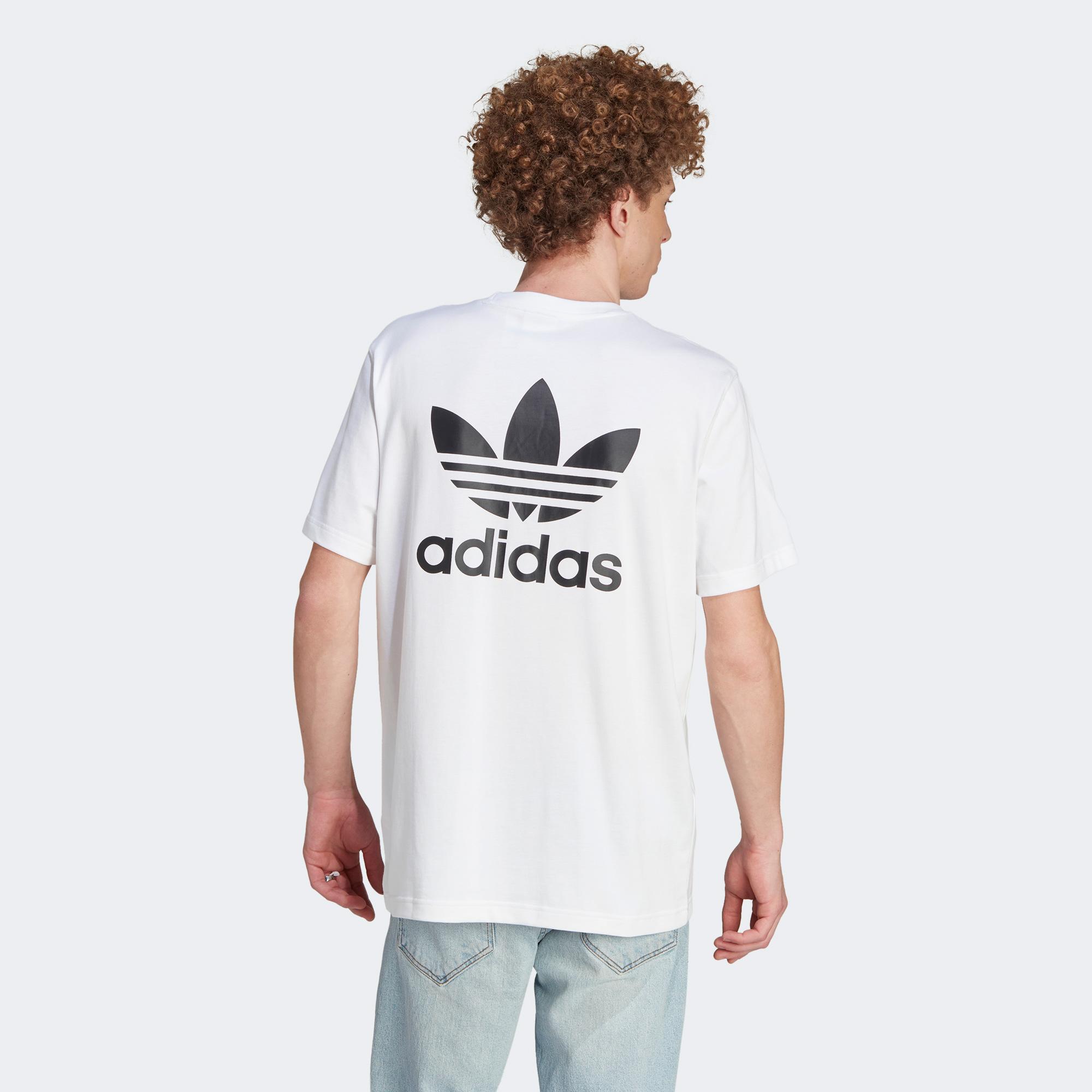 adidas B+F Trefoil Erkek Beyaz T-Shirt