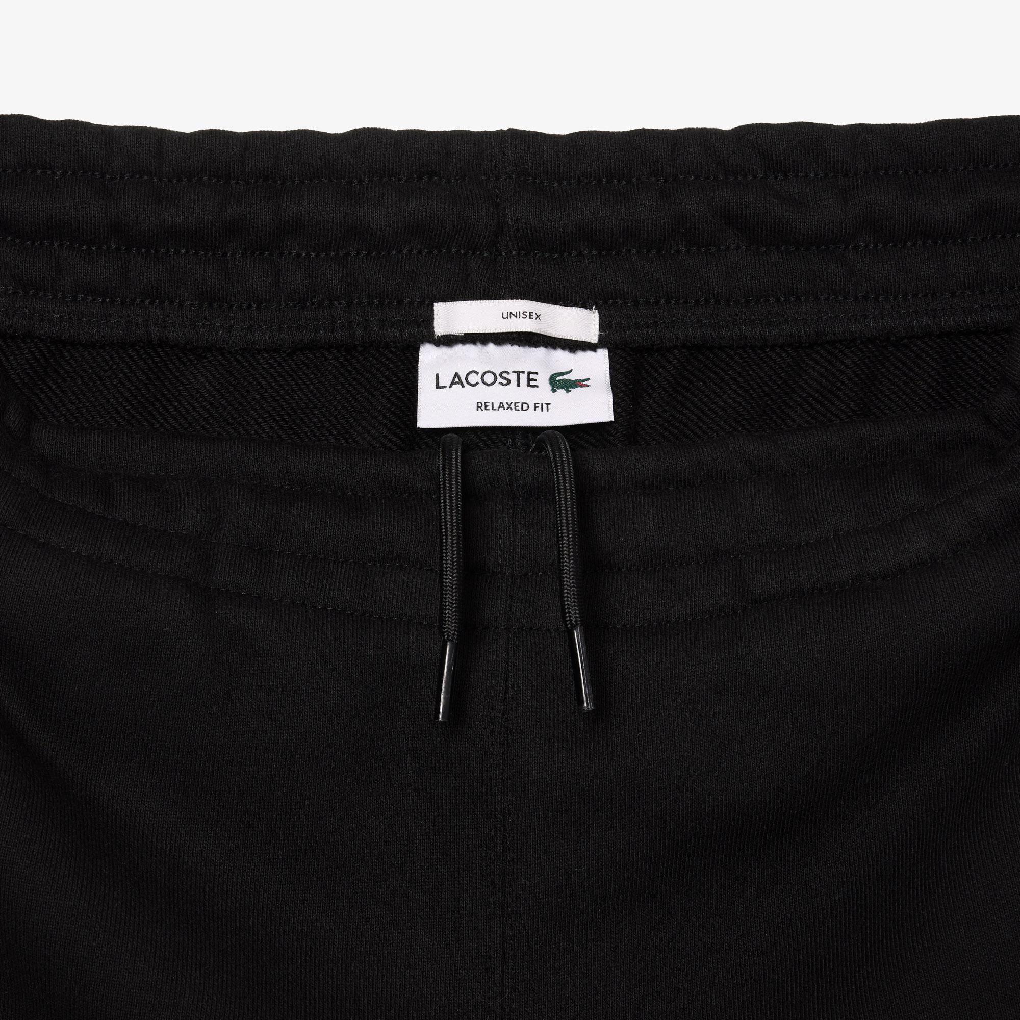 Unisex Relaxed Fit Organik Pamuk Siyah Eşofman Altı