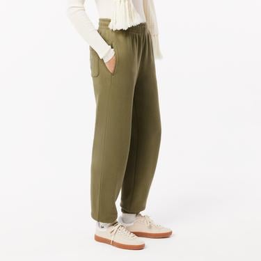  Kadın Straight Fit Haki Eşofman Altı