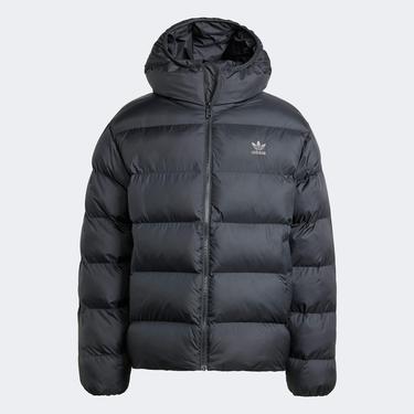  adidas Originals Tonal Hooded Puffer Dolgulu Erkek Siyah Mont