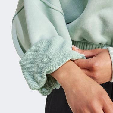  adidas Essentials Sweater Kadın Yeşil Sweatshirt