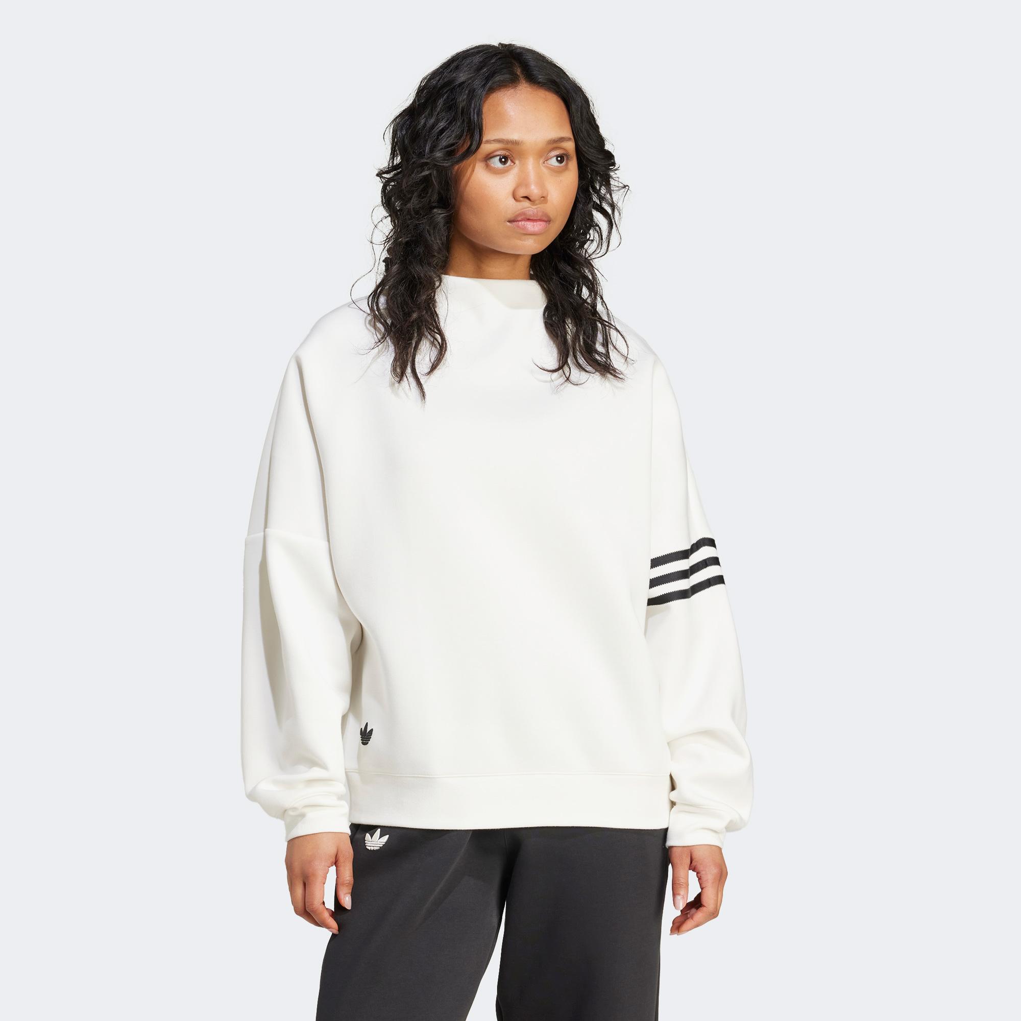 adidas Neuclassics Oversize Kadın Beyaz Sweatshirt