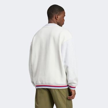  adidas Olpc Crew Erkek Beyaz Sweatshirt