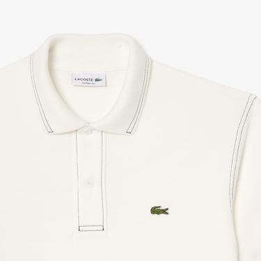  Erkek Classic Fit Organik Pamuk Beyaz Polo