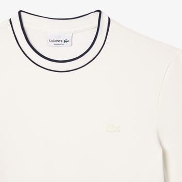  Lacoste Erkek Regular Fit Bisiklet Yaka Beyaz T-Shirt