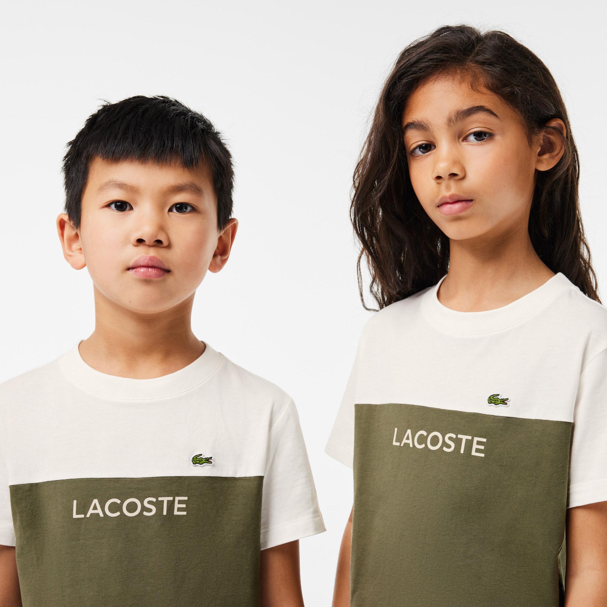 Lacoste Çocuk Beyaz T-shirt